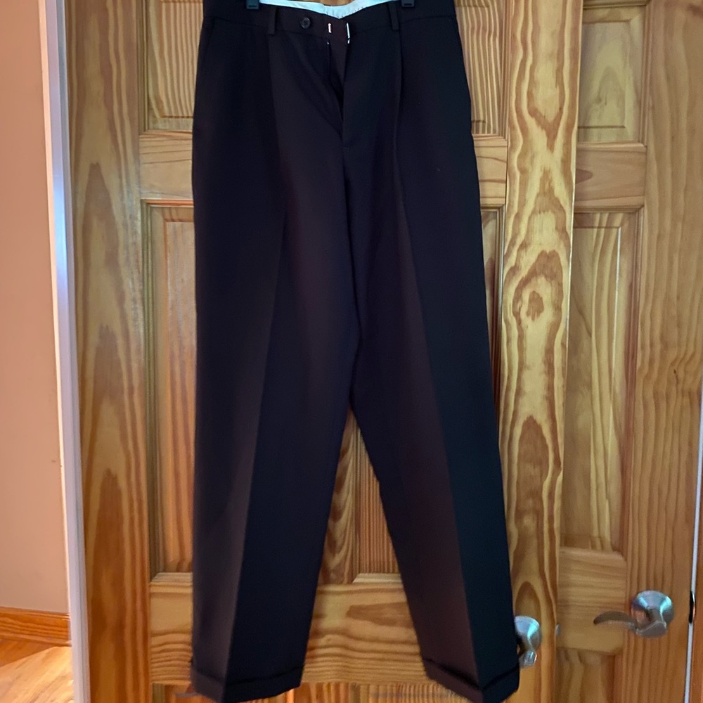 BLACK NAUTICAL DRESS PANTS